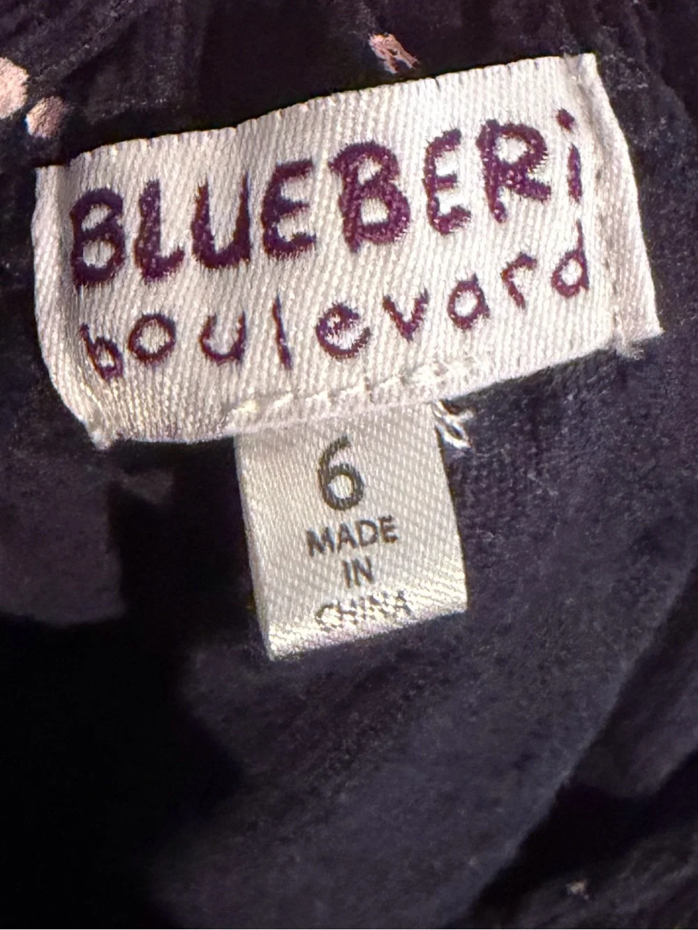 Kids blueberi overalls size 6